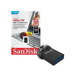 Sandisk Ultra Fit USB 3.1 Flash Drive - 64GB - Black