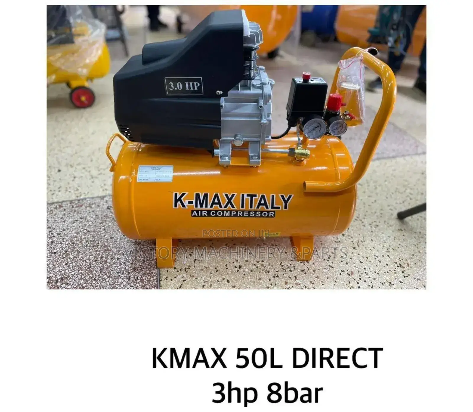 50l K-Max Italy Direct Compressor 3hp Power 8 Bar