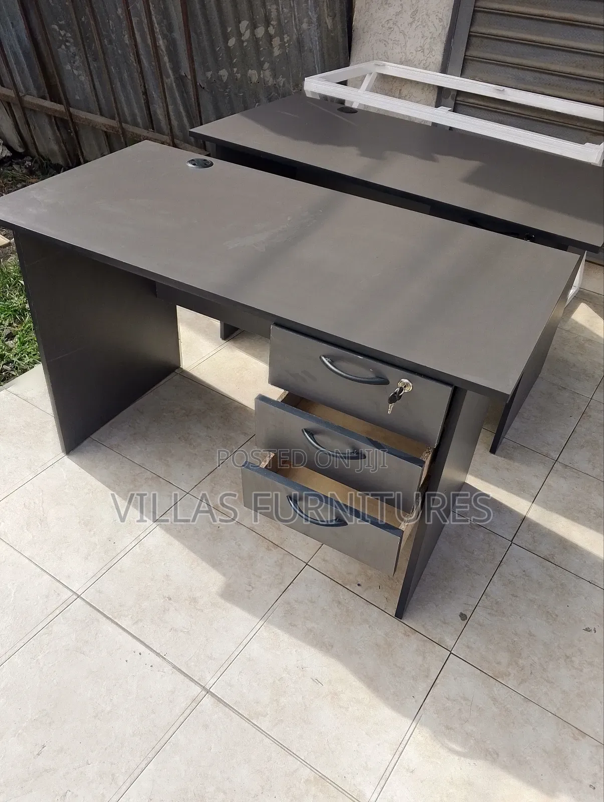 Grey Office Desk