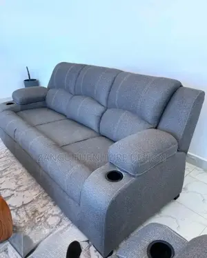Fancy Seat Semi-Recliner Sofas 3-Seater