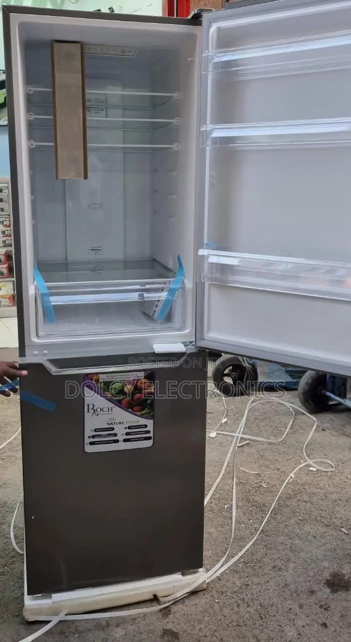 Roch RFR400DBB 350L Bottom Freezer Fridge