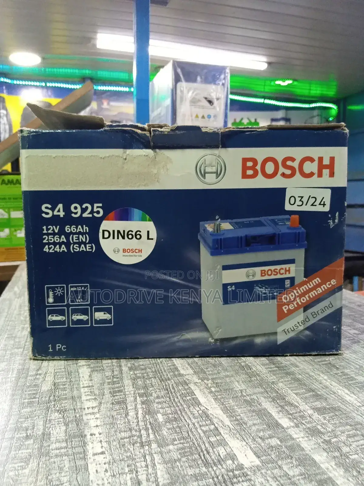DIN66L Bosch Car Battery