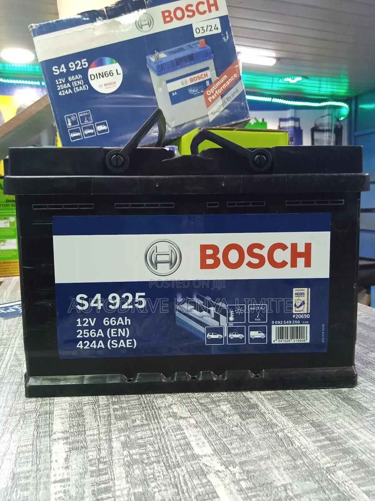 DIN66L Bosch Car Battery