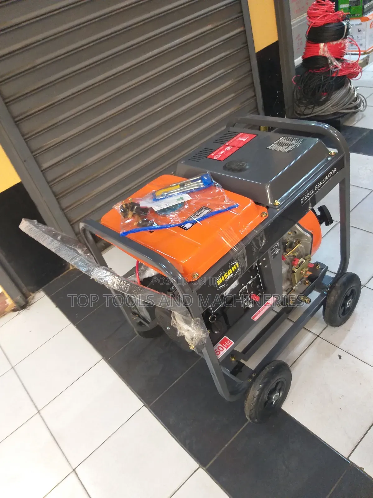 Hisaki Japan 10kva Open Type Diesel Generator