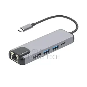 Ilepo 5 in 1 Usb Type C Hub Usb C Hub to Gigabit Ethernet