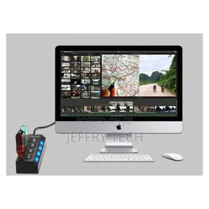 Usb 2.0 3.0 Hub One Drag Four Extension Splitter Plug Play A