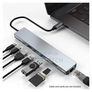8-in-1 Usb C Hub Type-C Hub Adapter Docking Station Multipor