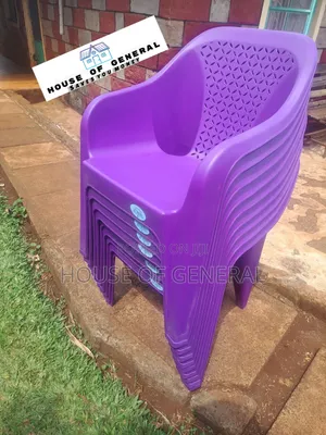 Purple Skyplast Plastic Chair