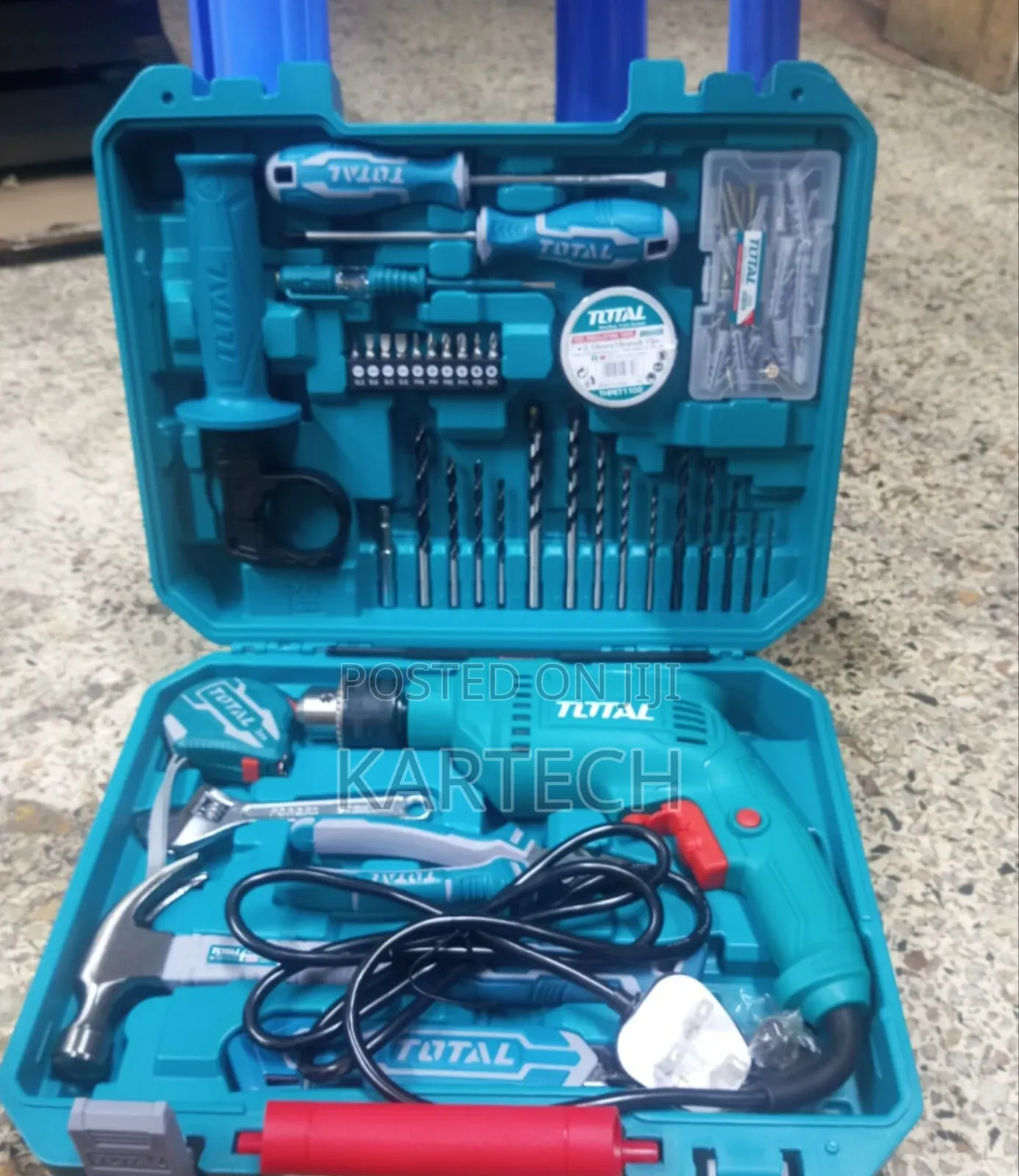 Total 117 PCS 680W Corded Drill Set