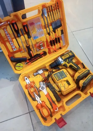 Dewalt 36v Electric Cordless Drill Set With 2 Batteries