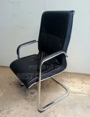 Leather Office Chair (Metal Frame)