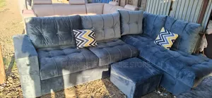 6 Seater Coner Seat Sofa and Footrest