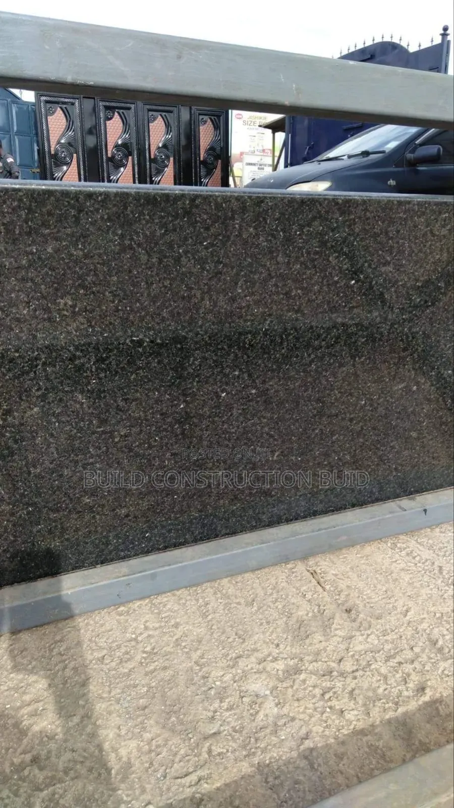Local Black Granite Slabs