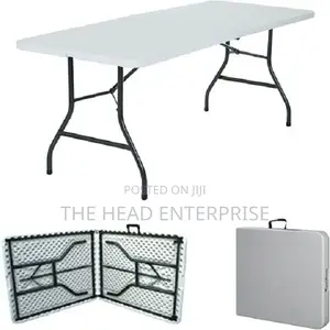 Portable and Foldable White Picnic Table