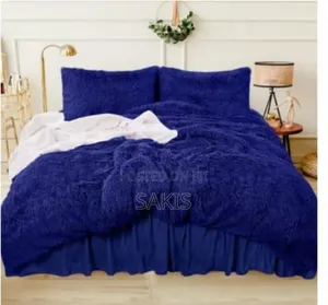 Size 6ft X 7ft Fluffy Duvet Sets (1 + 1 + 4). Free Delivery