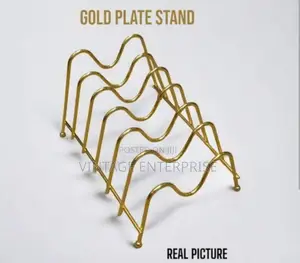 Gold Plate Stand