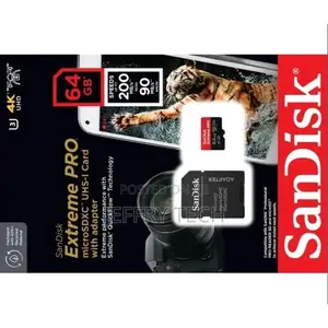 Sandisk 64gb Extreme Pro Microsdtm Uhs-I Card C10, U3, V30,