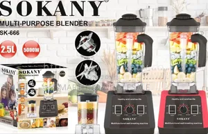 2in1, 5000 Watts Sokany Commercial Blender