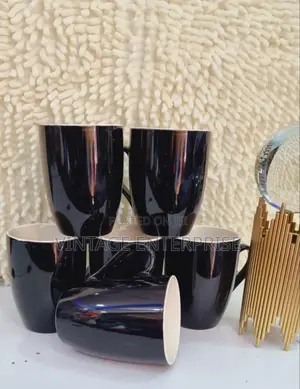 6pcs Mug Black and White Mug