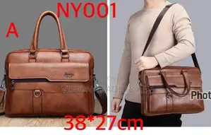 Perfect Jeep Buluo Leather Laptop Bags