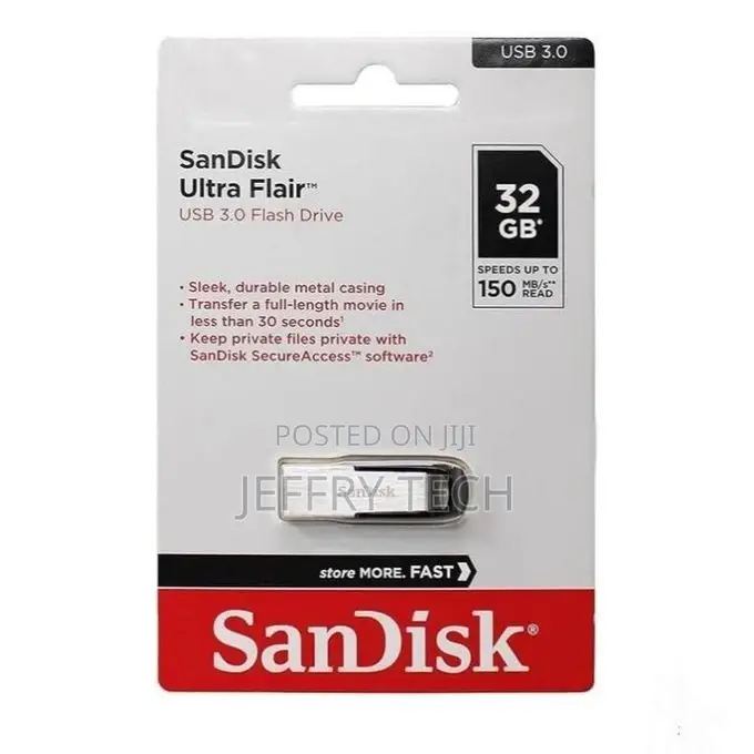 Sandisk 32GB FLASHDISK USB 3.0 + FREE Type-C Android OTG C