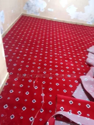 Red Patterned Executive Wall to Wall Carpet