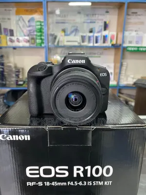 Canon Eos R100 Mirrorless Camera With 18-45mm Lens
