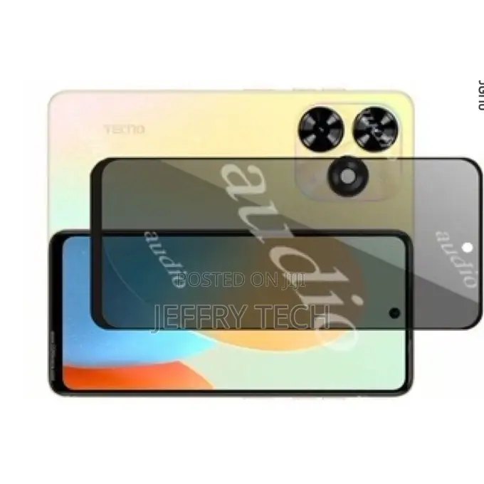Tecno Pop 8 Classic Quality Genuine Privacy Screen Protector