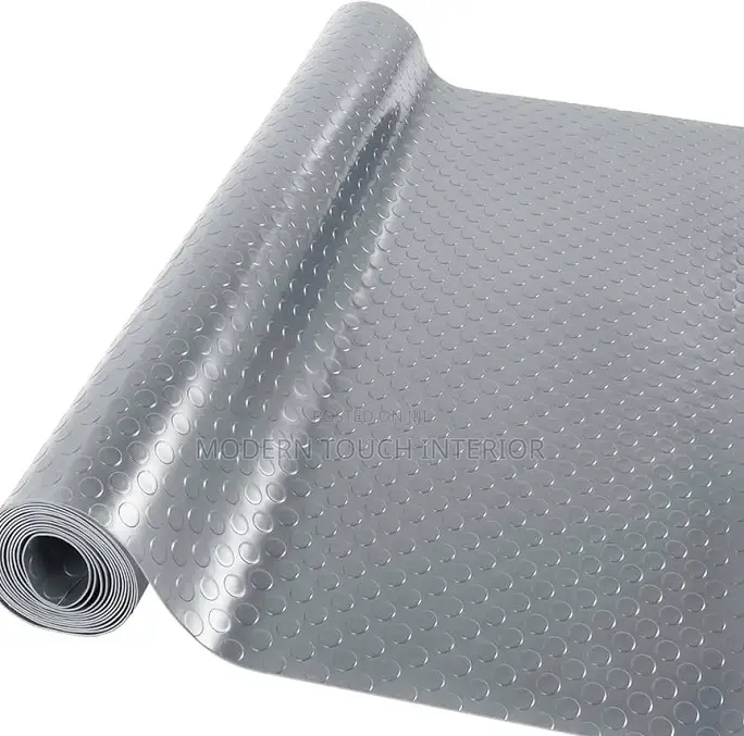 Grey Anti-Slip Coin Rubber Carpet