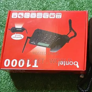 Landline Desktop Phone 3000mah Dual Sim With SMS Call FM Rad