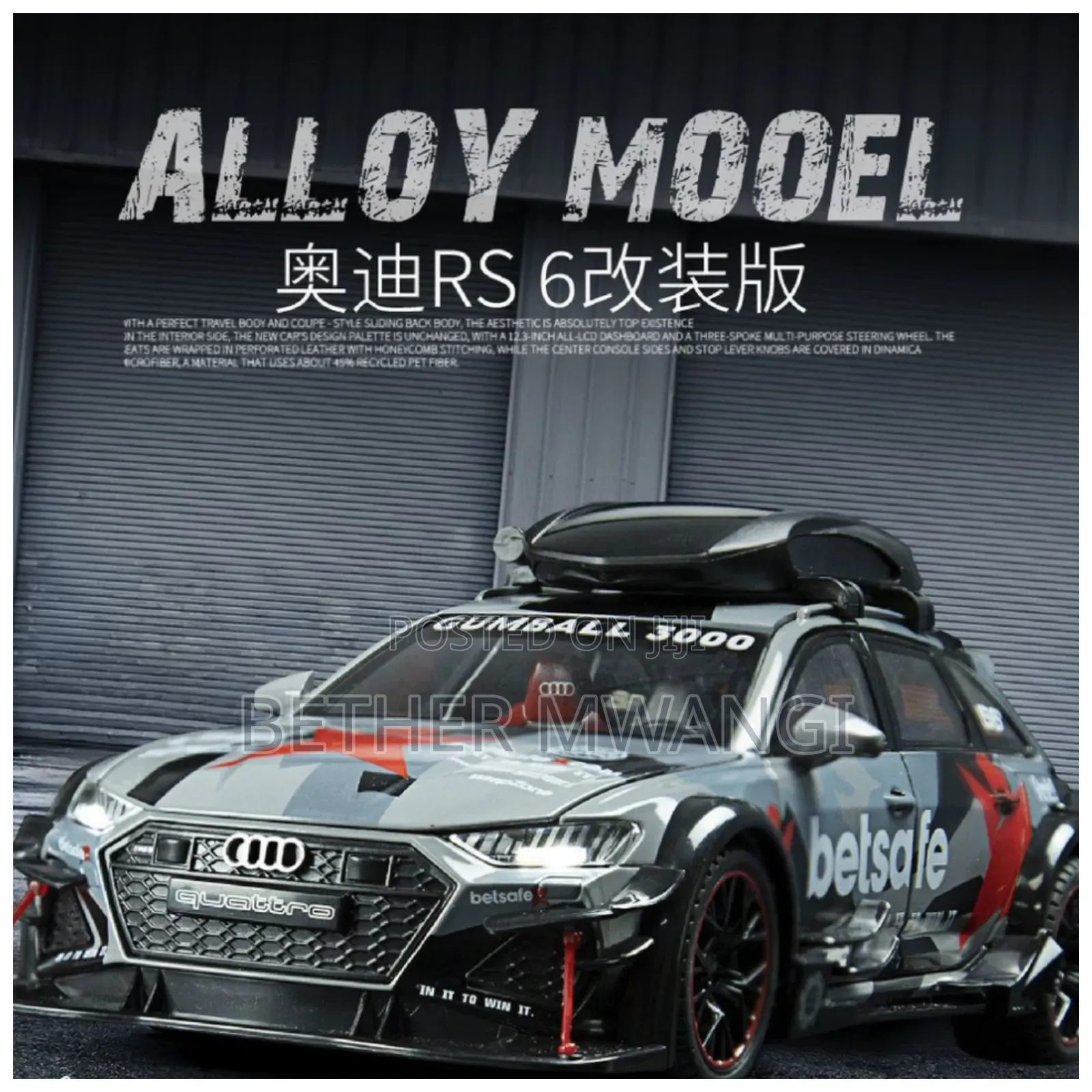 Audi RS6 Die Cast Car in Kenya