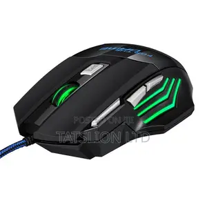 Wired Gaming Mouse 7-Color Breathing Light