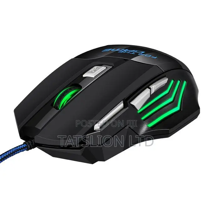 Wired Gaming Mouse 7-Color Breathing Light