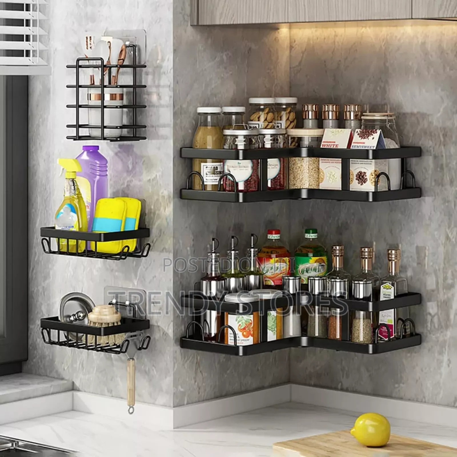 5pc Rectangular Storage Rack