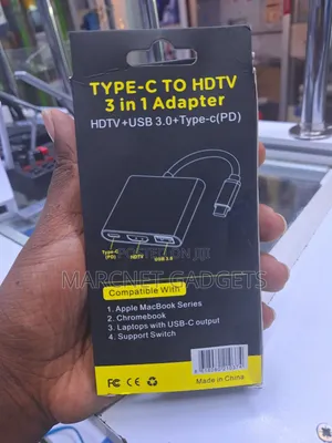 High Speed Type C Hub 3 in 1 Hdmi Usb and Type C Port