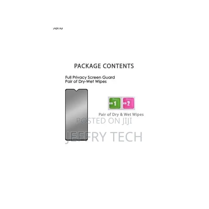 Itel A70 Solid Quality Privacy Tempered Glass