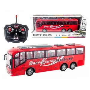 Battery Operated Remote Control Bus Toy for Kids