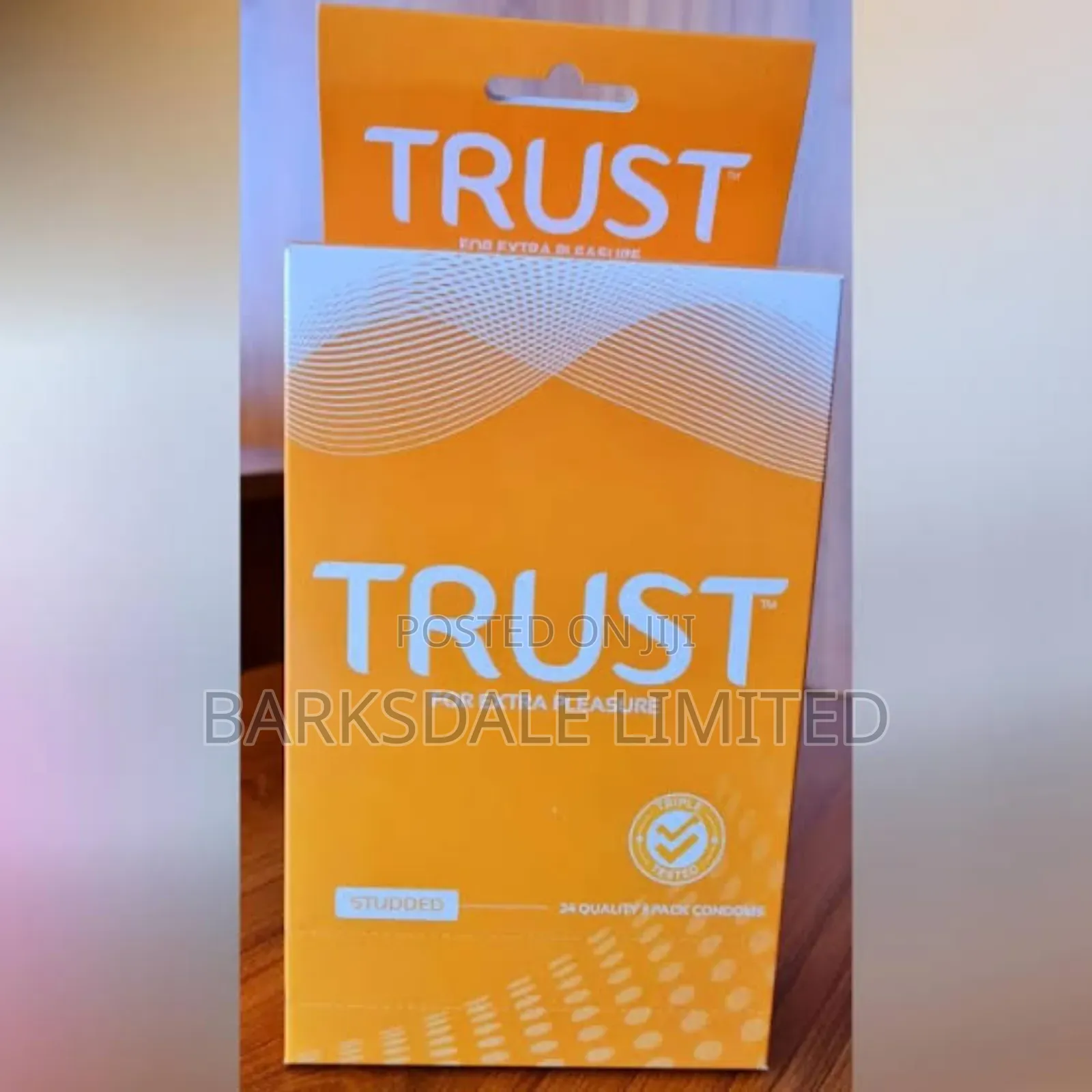 Trust Studded Condoms 24 Pack * 3s Box Dispenser