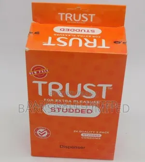 Trust Studded Condoms 24 Pack * 3s Box Dispenser