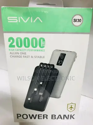 Sivia Power Bank. 20000mah