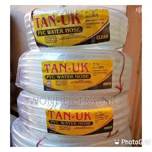 1/2 Inch Tan Uk Hosepipe Clear Material:PVC Length: 60ft