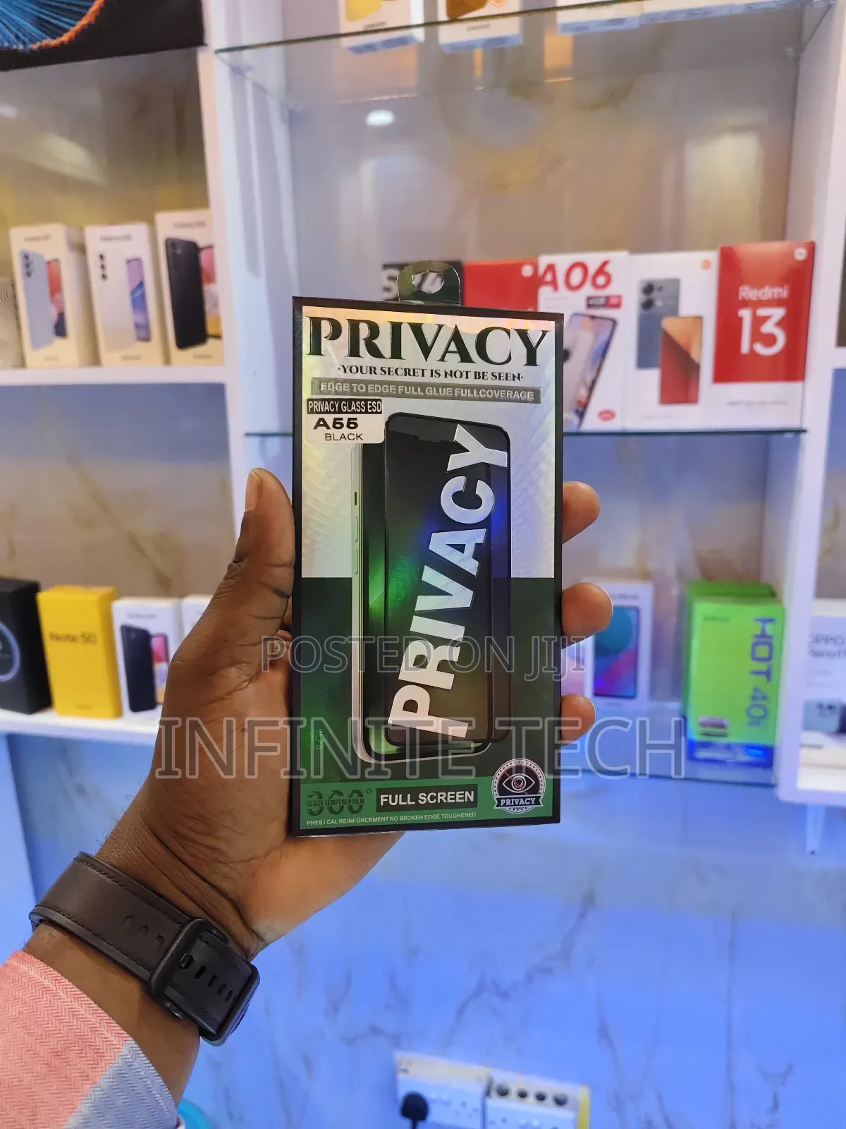 Ceramic Privacy Glass for A55