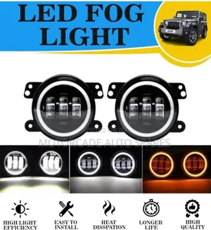 Toyota Landcruiser Prado Bullbar Led Fog Lights Set