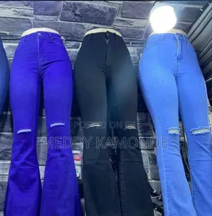 Ripped Hipster Trouser Jeans