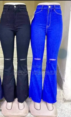 Ripped Hipster Trouser Jeans