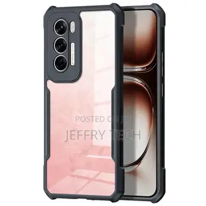 OPPO Reno 12 5G Shockproof Transparent Back Acrylic Cover S