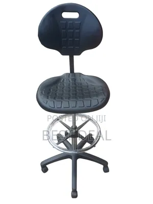 Lab Adjustable Rubber Stool