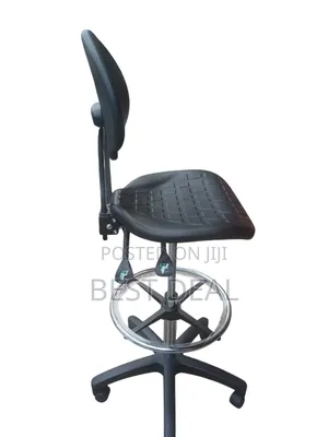Lab Adjustable Rubber Stool