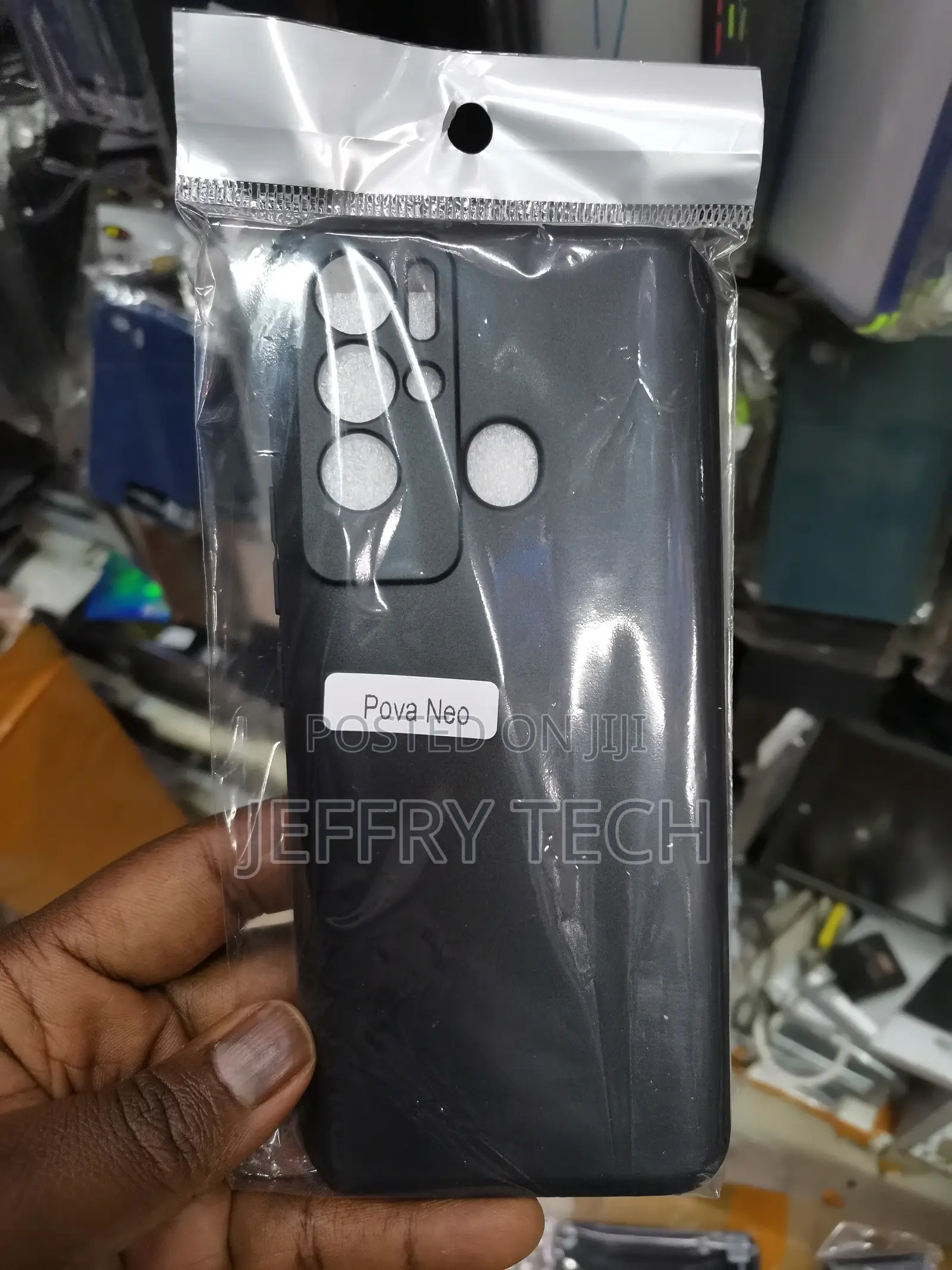 Tecno Pova Neo Soft Case Lens Protector Square Frame Silicon