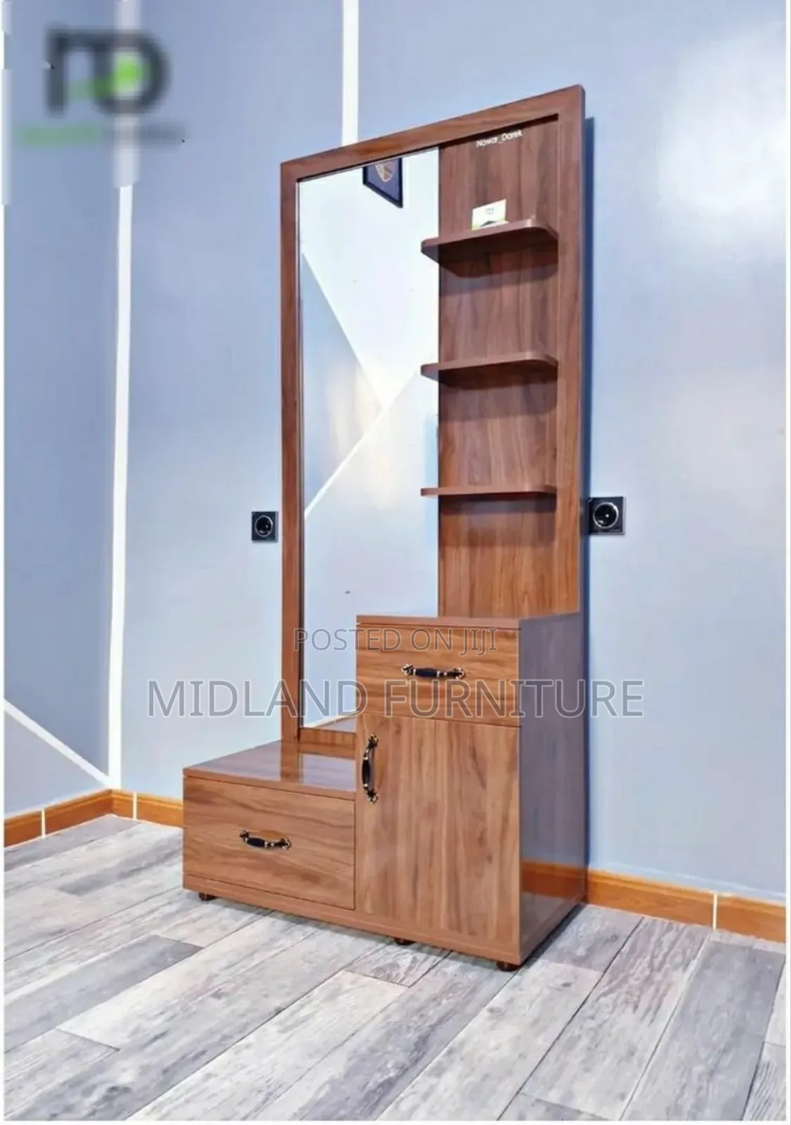 Dressing Mirror With Shelves